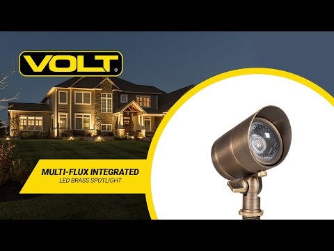 VOLT® Multi-Flux Dimmable Integrated LED Brass Spotlight (Bronze) VOLT® Multi-Flux Dimmable Integrated LED Brass Spotlight (Bronze)