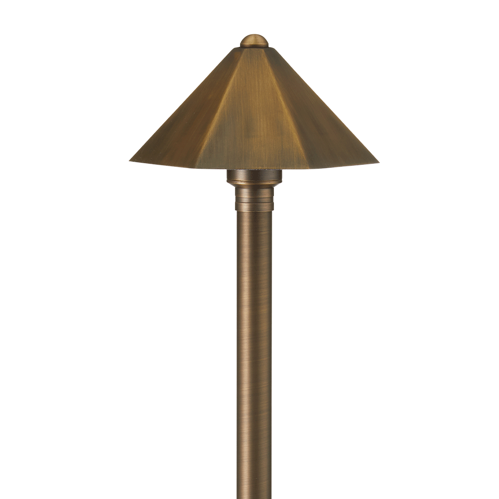 VOLT ShadowMaster Integrated LED Brass Path Area Light