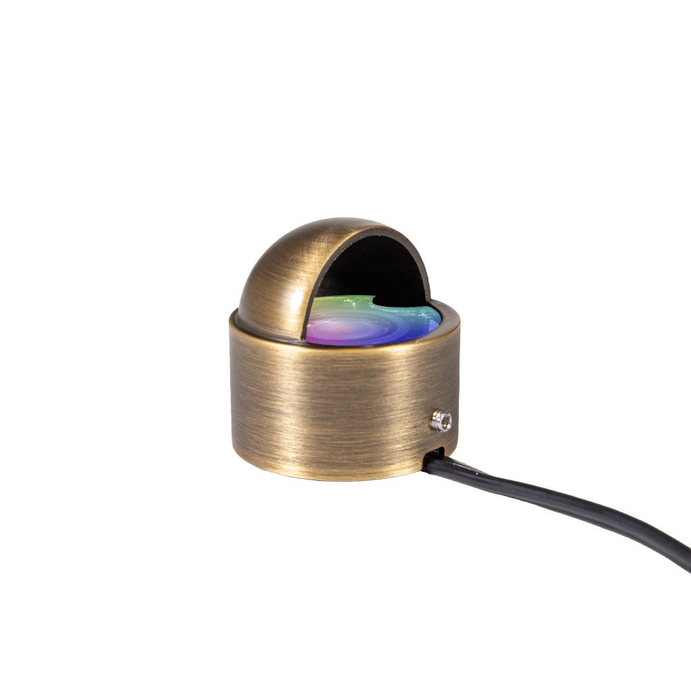 VOLT G2 RGBCW BuddyPro Beacon Brass LED Puck Light