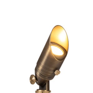 VOLT® Top Dog Scotty Mini Brass Spotlight (Bronze)