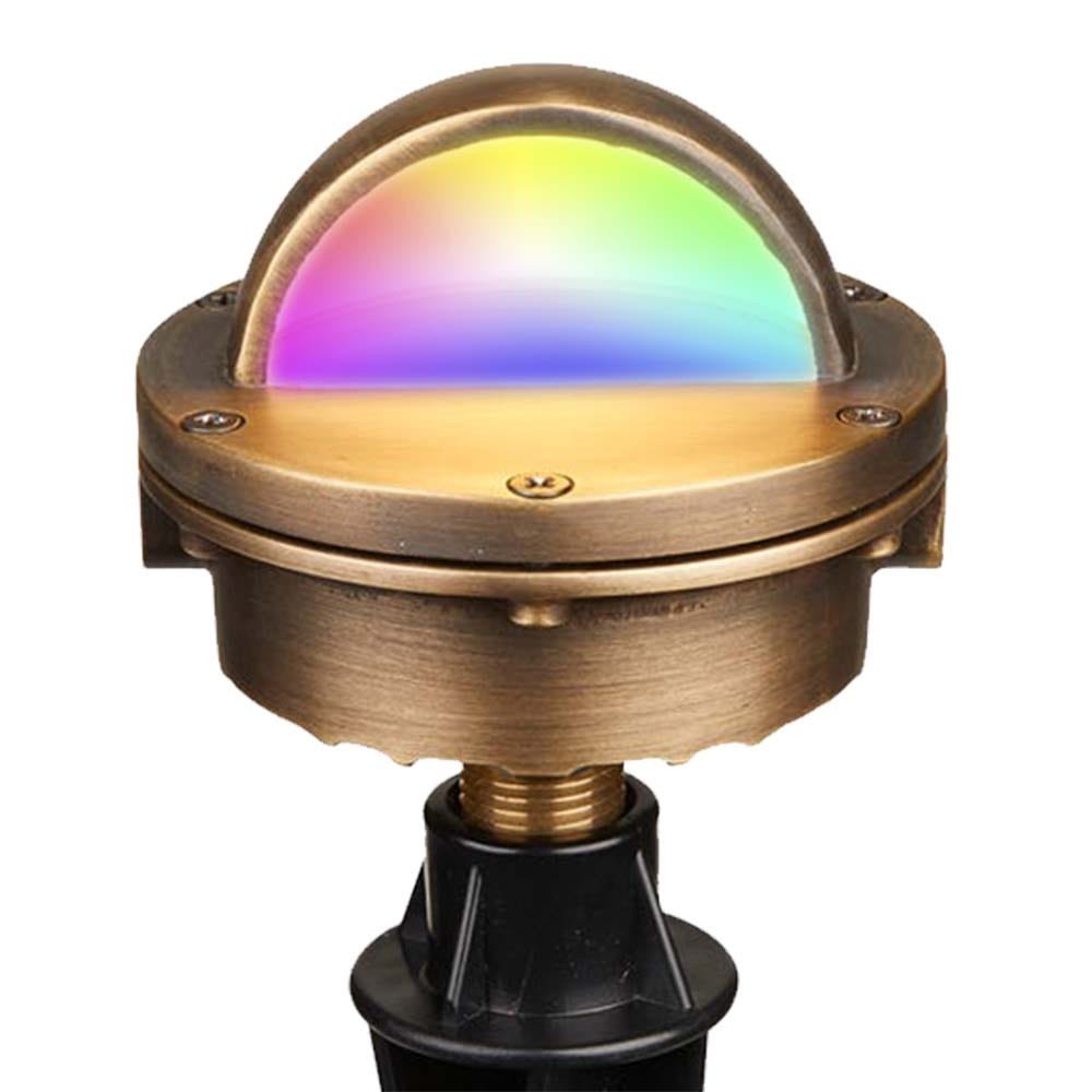 Color changing outdoor recessed lighting on sale