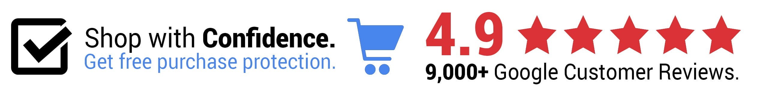 Shop with confidence.