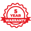 5-Year Warranty icon