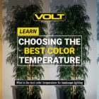 Choosing the best color temperature for landscape lighting