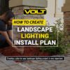 landscape lighting install plan