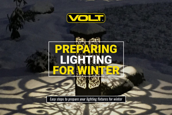 How to prepare landscape lighting for winter.