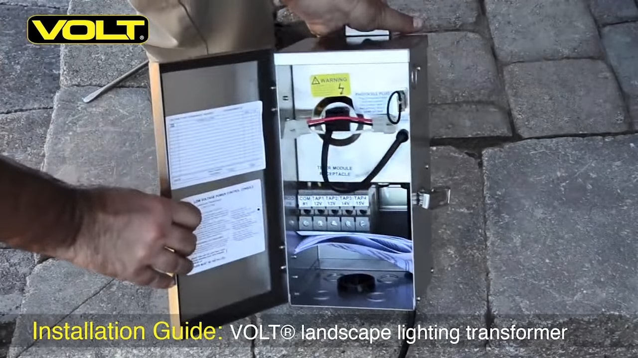 Install A Low Voltage Transformer, Malibu Landscape Lighting Instructions Pdf