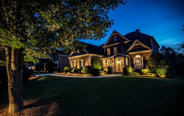 Illuminated Southern Brick Home