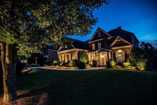 Illuminated Southern Brick Home