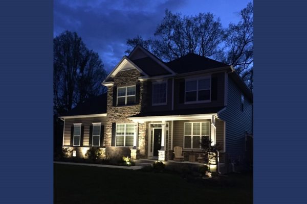 Illuminated House in New Jersey