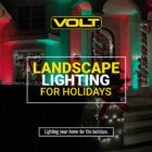 Landscape lighting for the holidays.