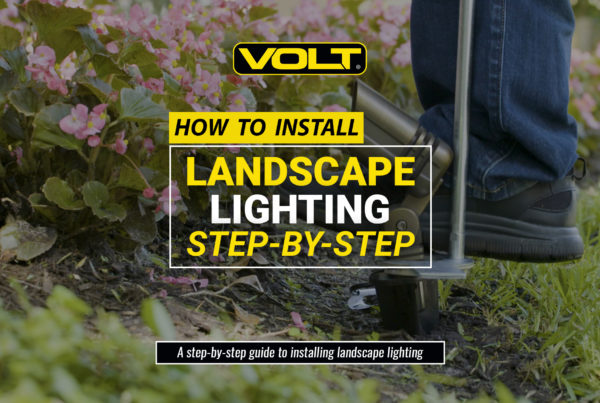 install landscape lighting