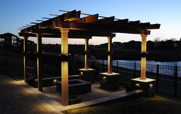 Pergola Illuminated