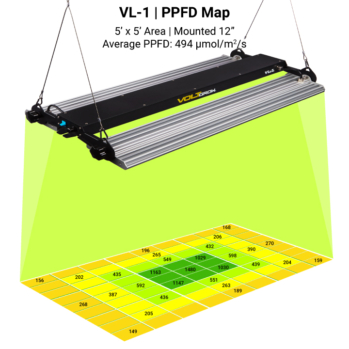 VL-1 PPFD Map