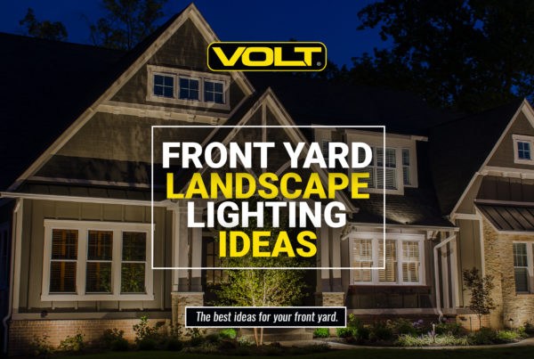 Landscape lighting ideas for your front yard.